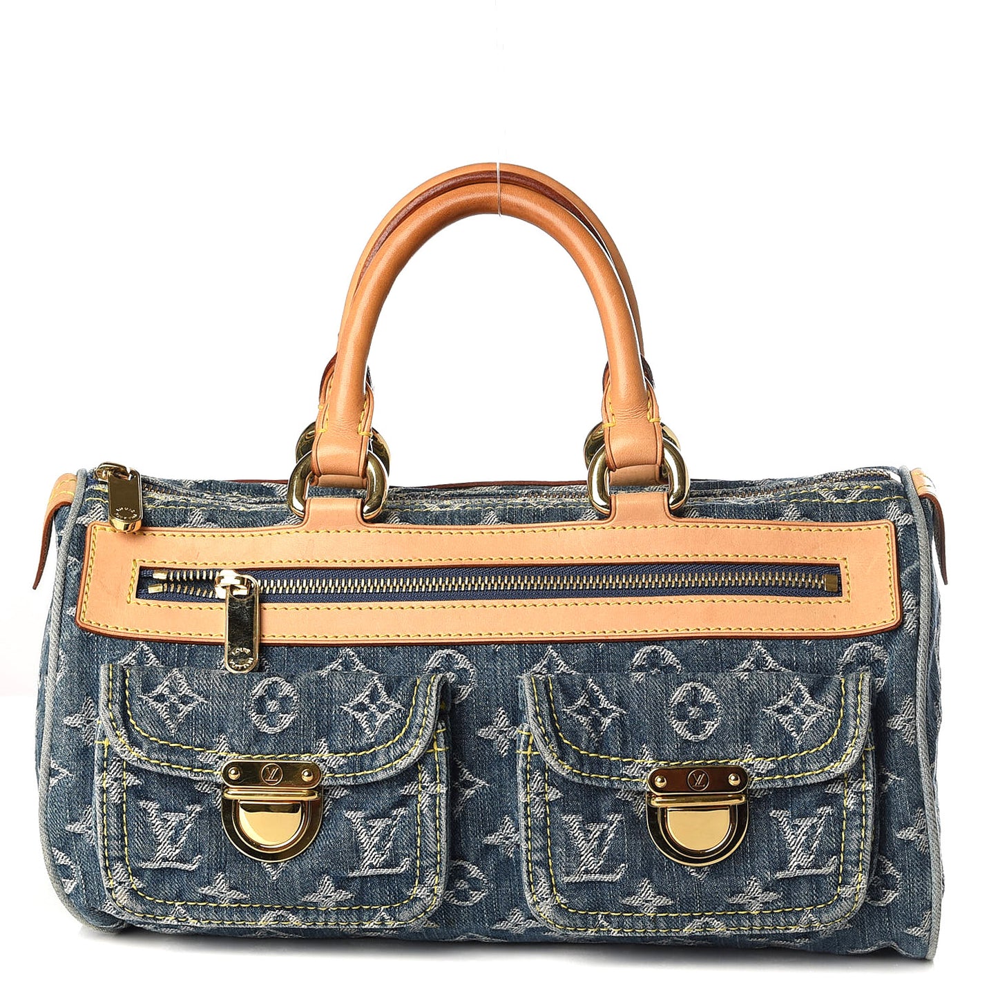 Monogram Denim Neo Speedy Blue