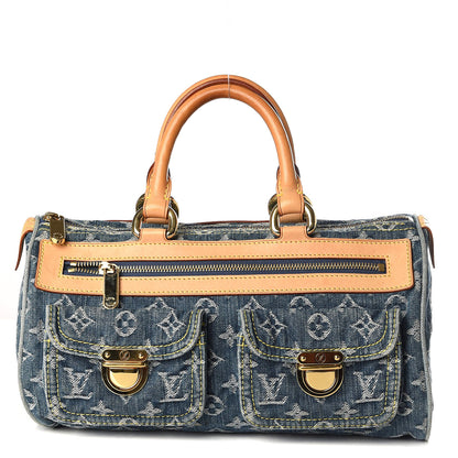 Louis Vuitton Monogram Denim Neo Speedy Blue 1 of 9