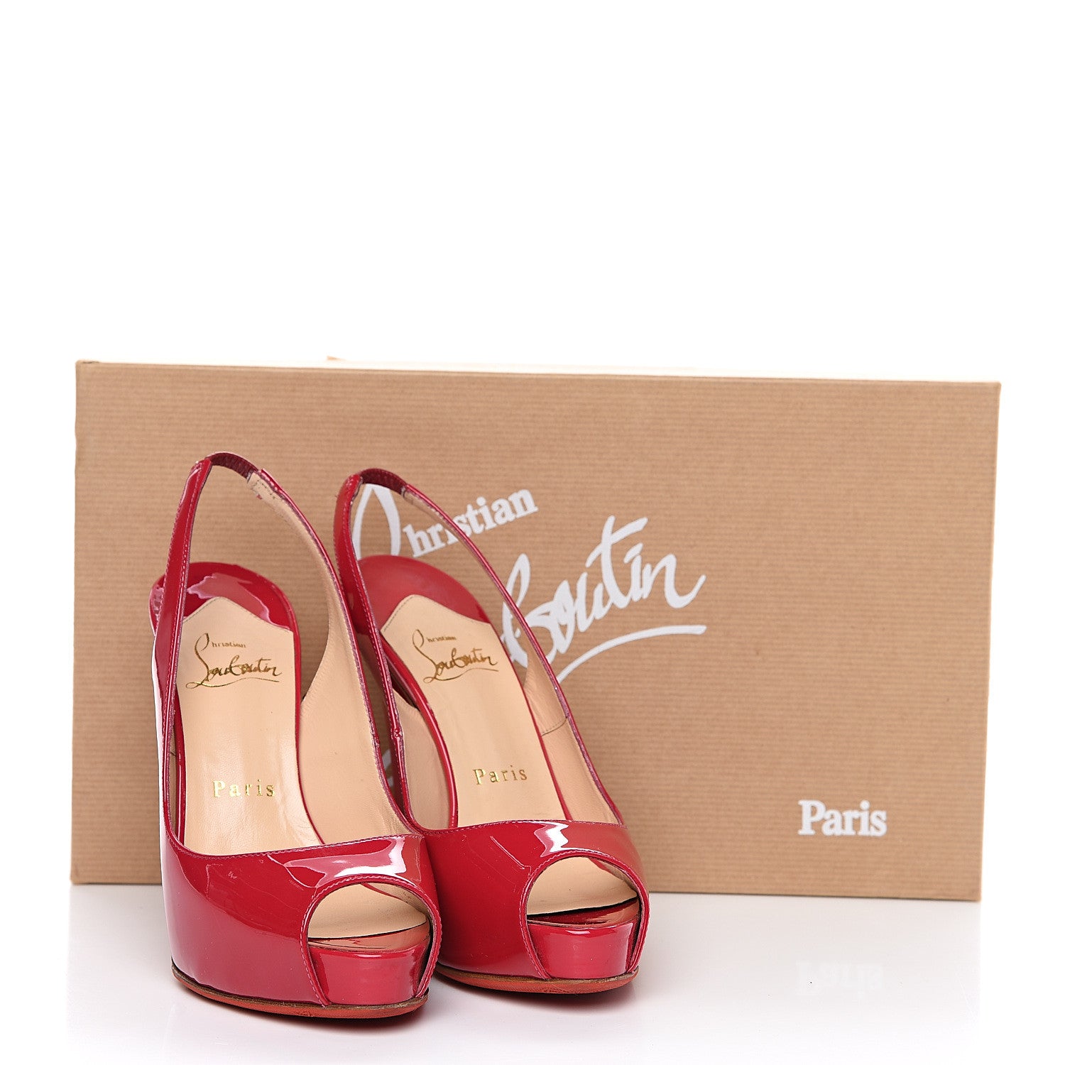 Christian Louboutin Patent No Prive 120 Pumps 35 Pivoine 11 of 11