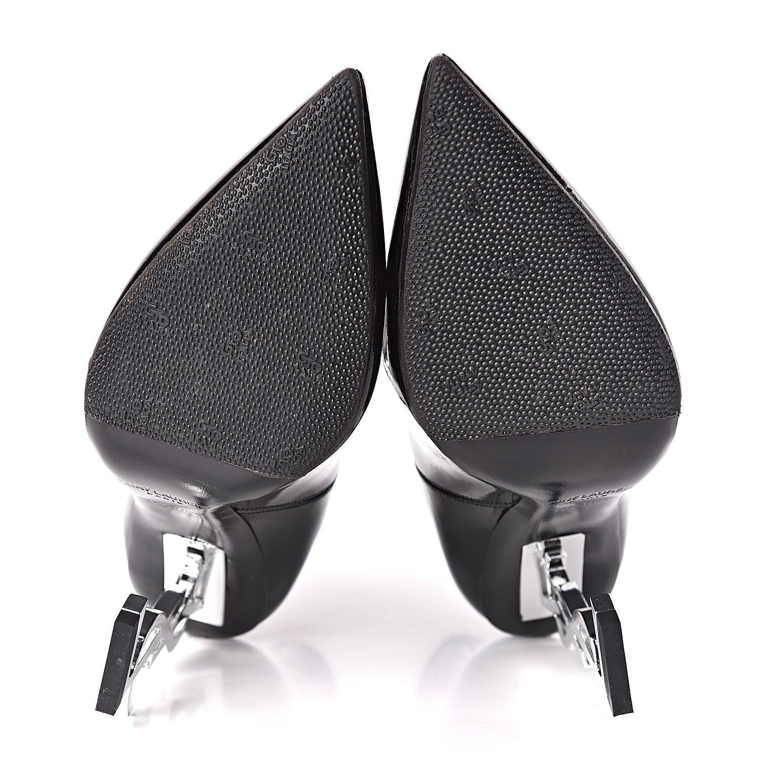Saint Laurent Patent Opyum Booties 36.5 Black 7 of 8