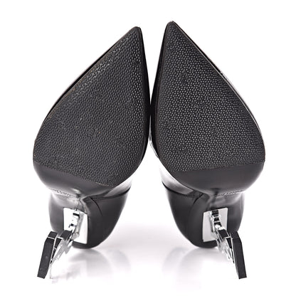 Saint Laurent Patent Opyum Booties 36.5 Black 7 of 8