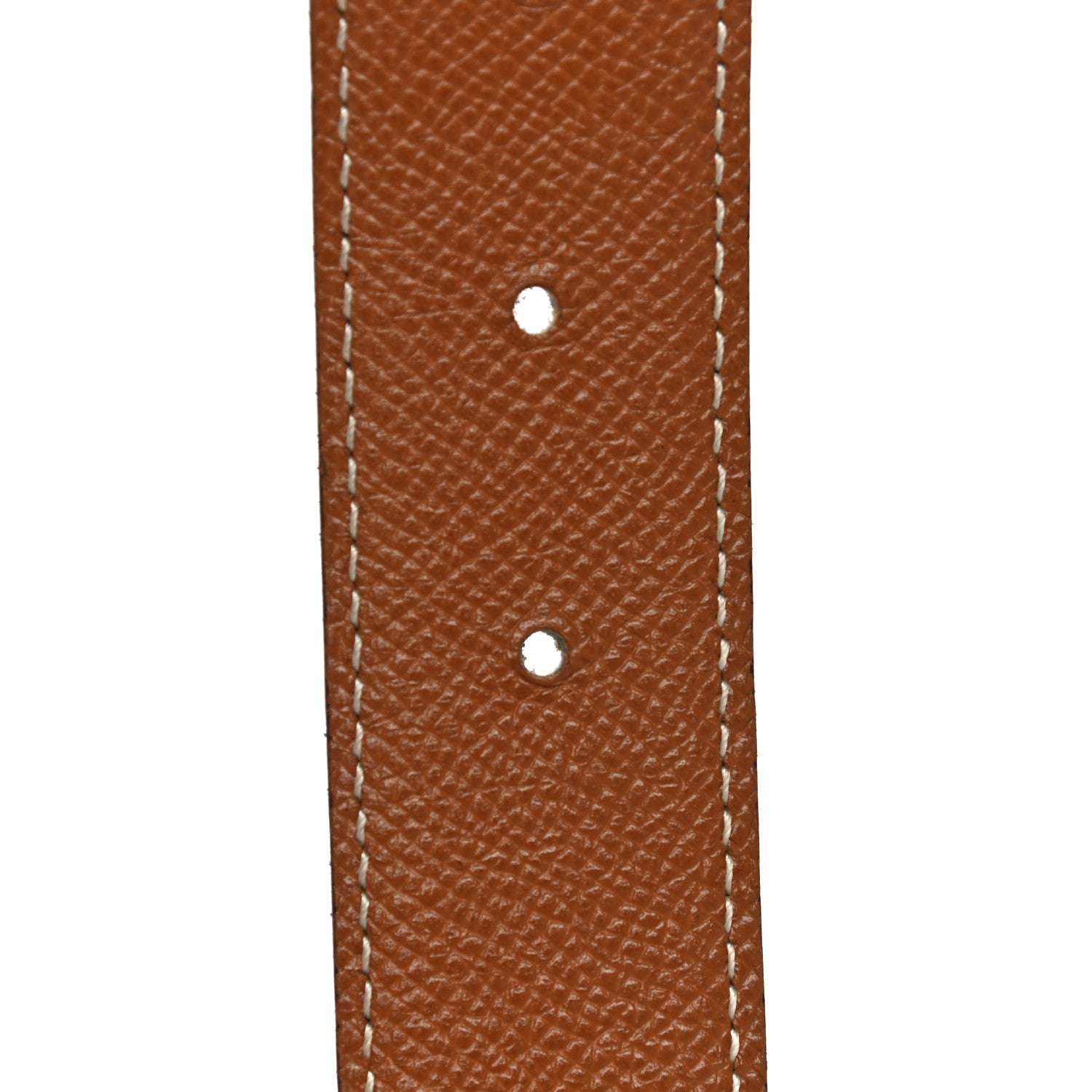 Hermes Box Courchevel 32mm H Belt 74 Black Gold 14 of 14