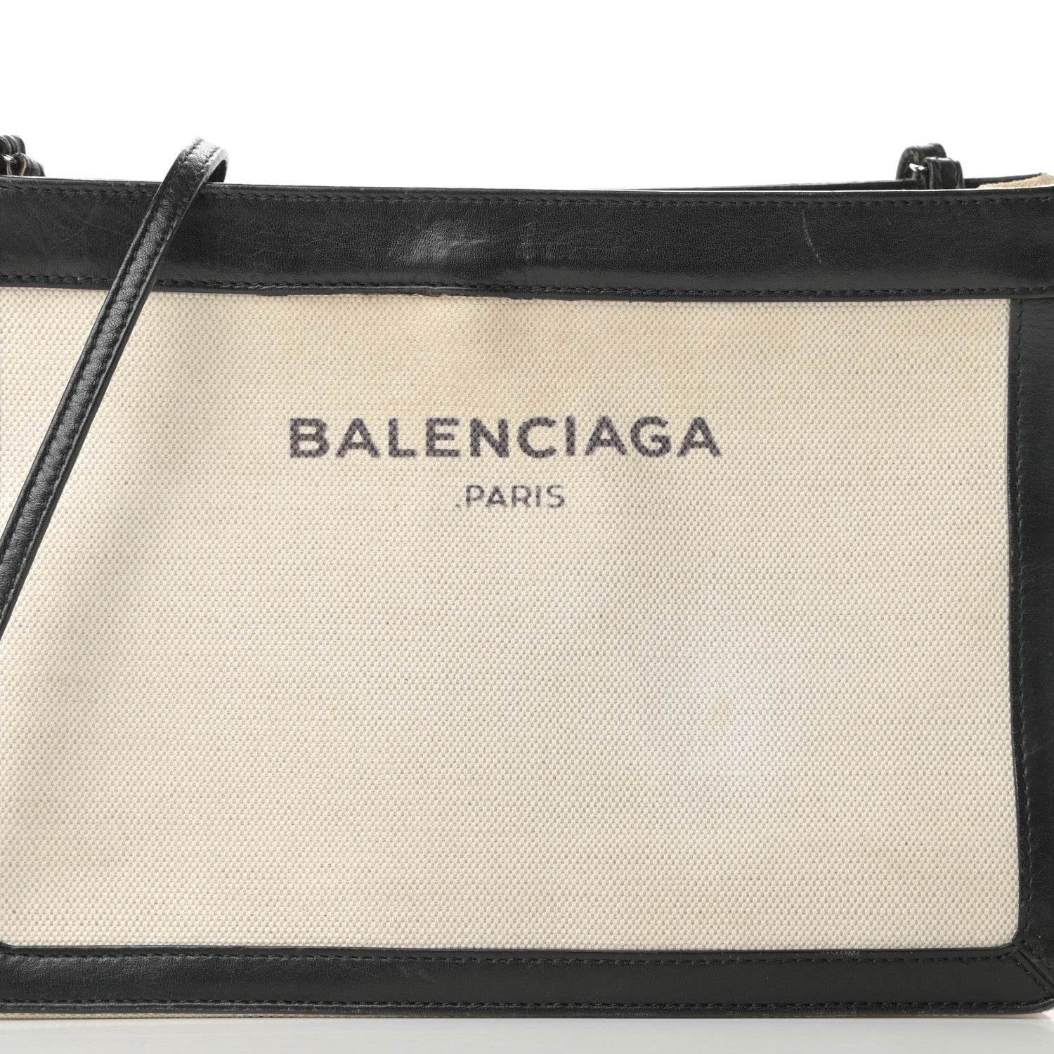 Balenciaga Cotton Canvas Pochette Crossbody Bag Black 8 of 16