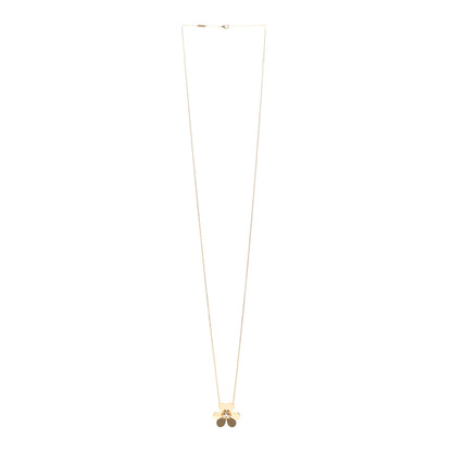 Van Cleef & Arpels 18K Yellow Gold Diamond Very Large Frivole Clip Pendant Necklace 3 of 6