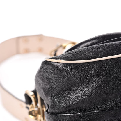 Chloe Calfskin Medium Military Paraty Black 16 of 25
