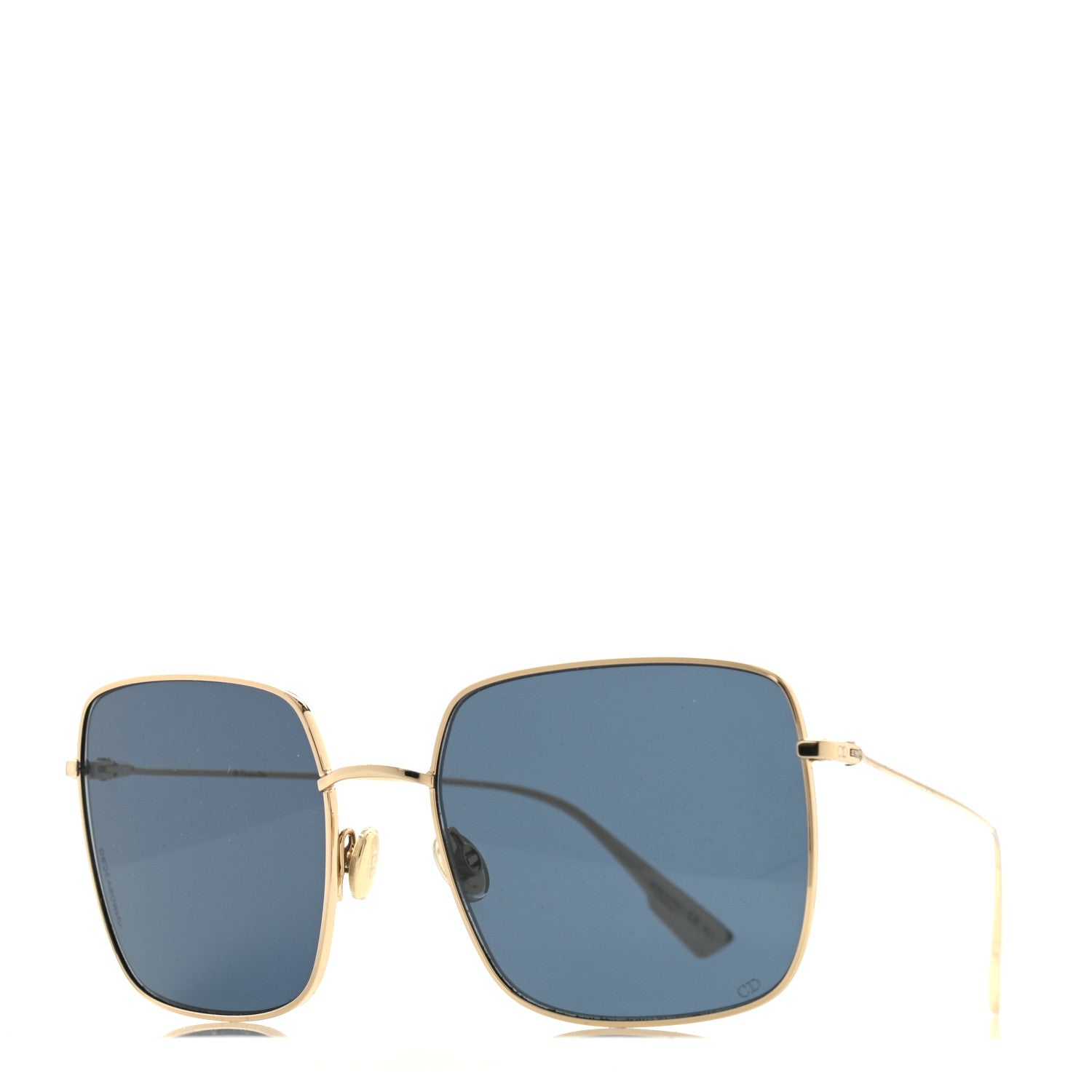 Christian Dior Metal Stellaire 1 Square Sunglasses Gold 1 of 10
