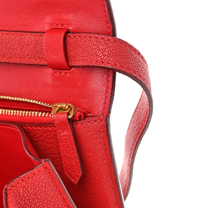 Celine Goatskin Medium Classic Box Flap Bag Dark Pink 12 of 15