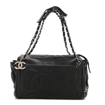 Chanel Caviar Diagonal Ligne Tote Black 1 of 10