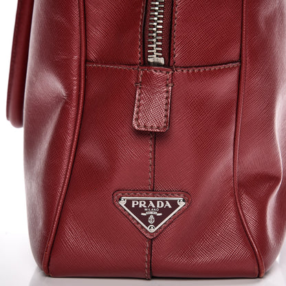 Prada Saffiano Travel Briefcase Red 12 of 12