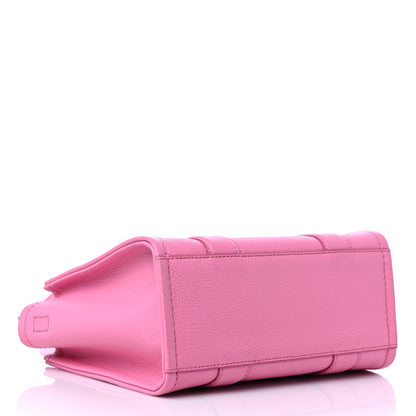 Marc Jacobs Grained Calfskin Small The Tote Bag Candy Pink 3 of 12