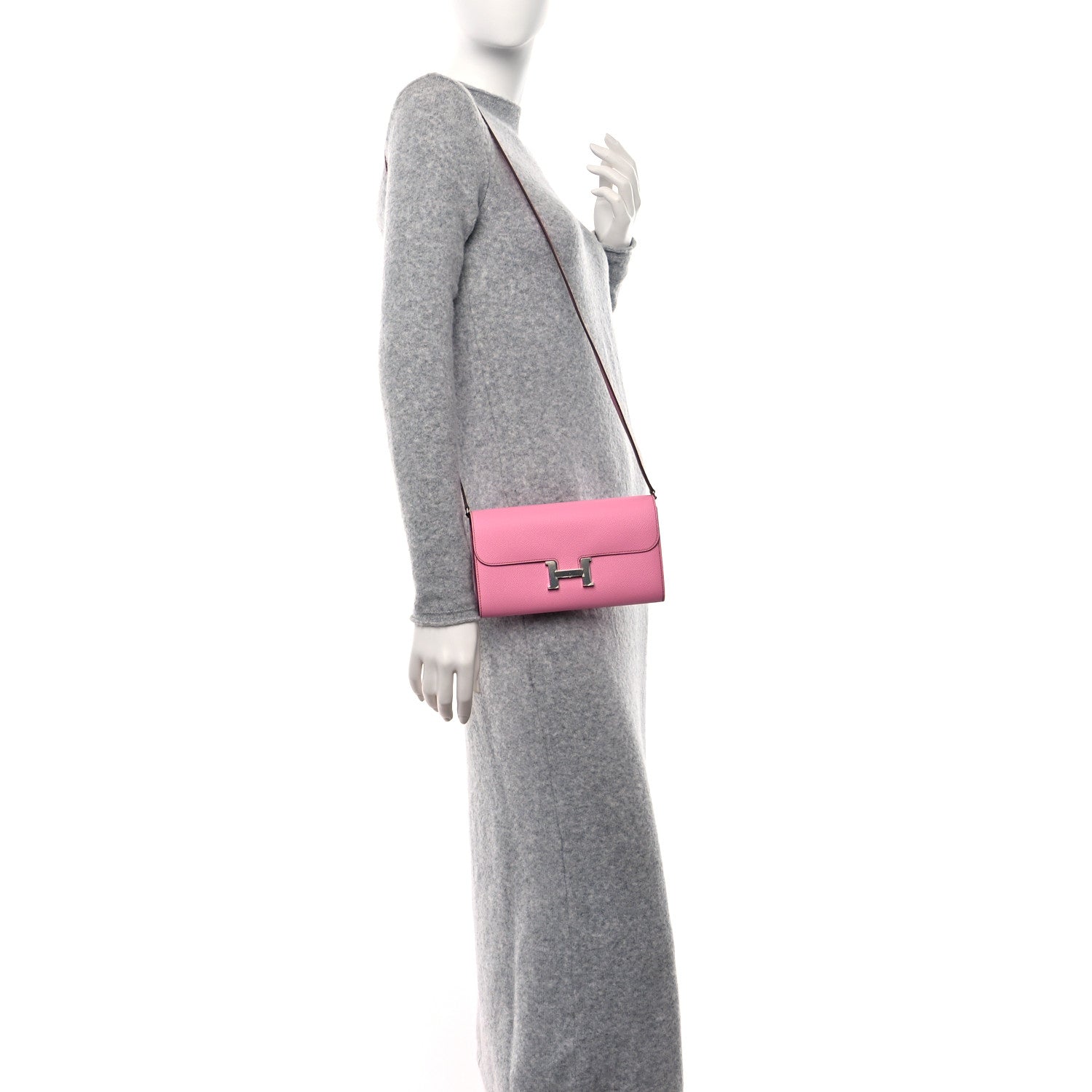 Hermes Epsom Constance Wallet To Go 5P Pink 2 of 13