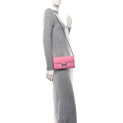 Hermes Epsom Constance Wallet To Go 5P Pink 2 of 13