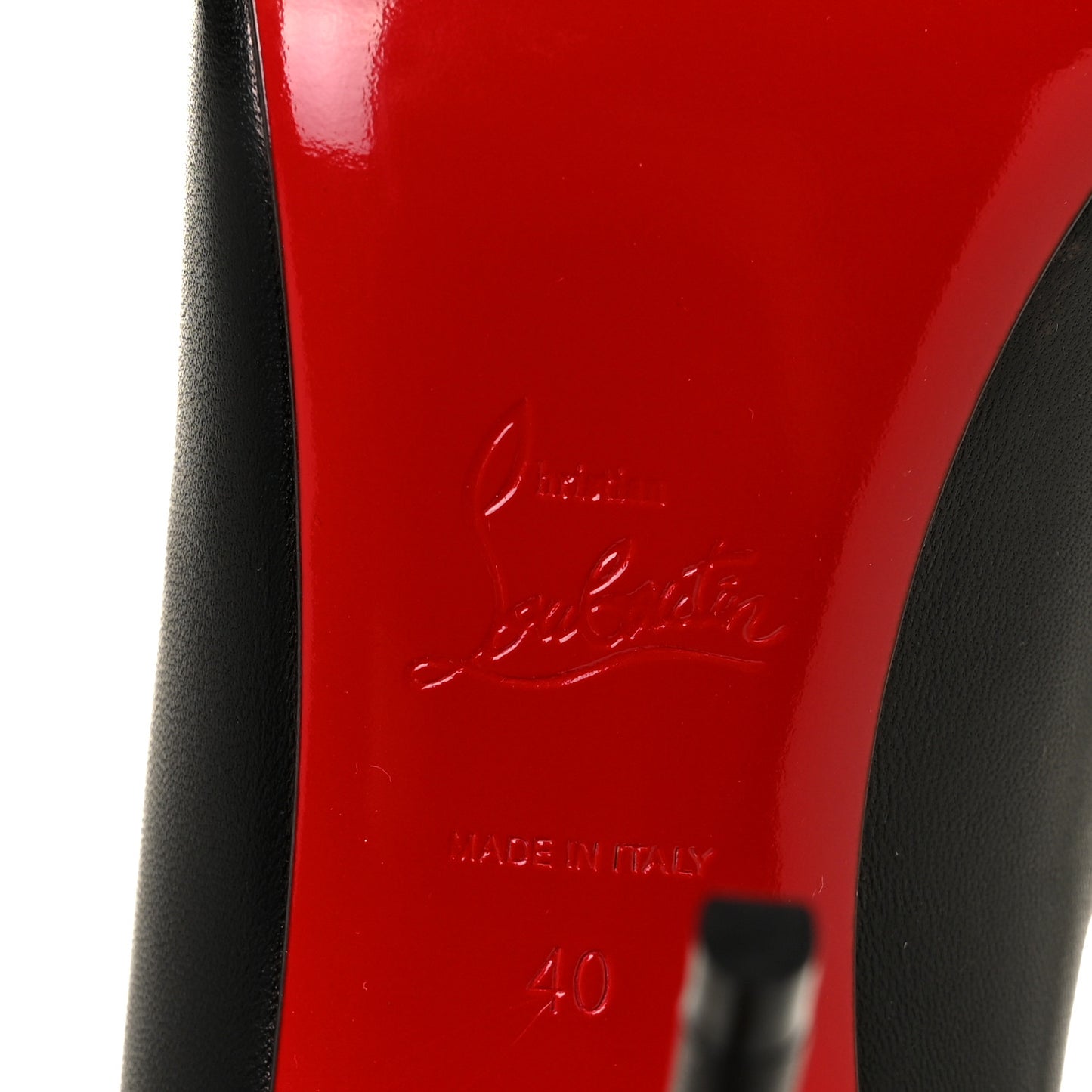 Shiny Nappa Kate 100 Pumps 40 Black