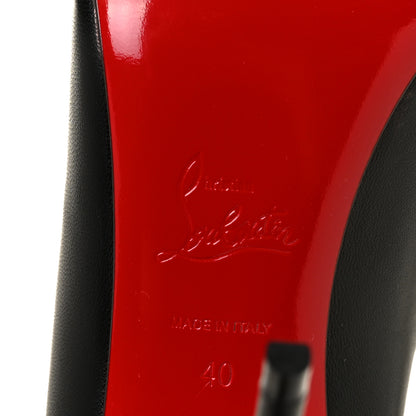 Christian Louboutin Shiny Nappa Kate 100 Pumps 40 Black 6 of 8