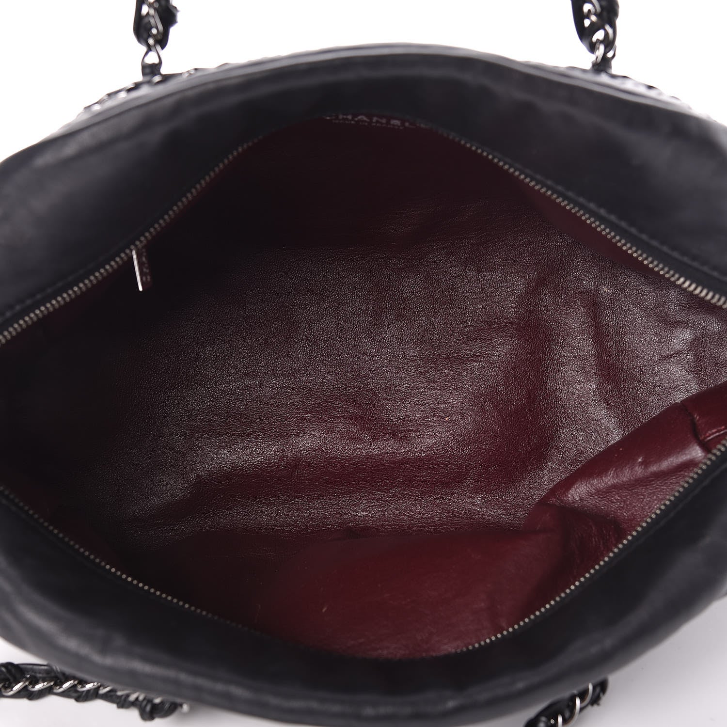 Chanel Smooth Calfskin Medium Luxe Ligne Bowler Black 5 of 11