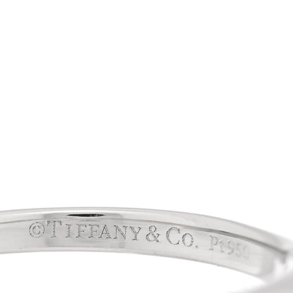 Tiffany Platinum Diamond .20ct Solitaire Princess Cut Engagement Ring 47 4.25 4 of 4