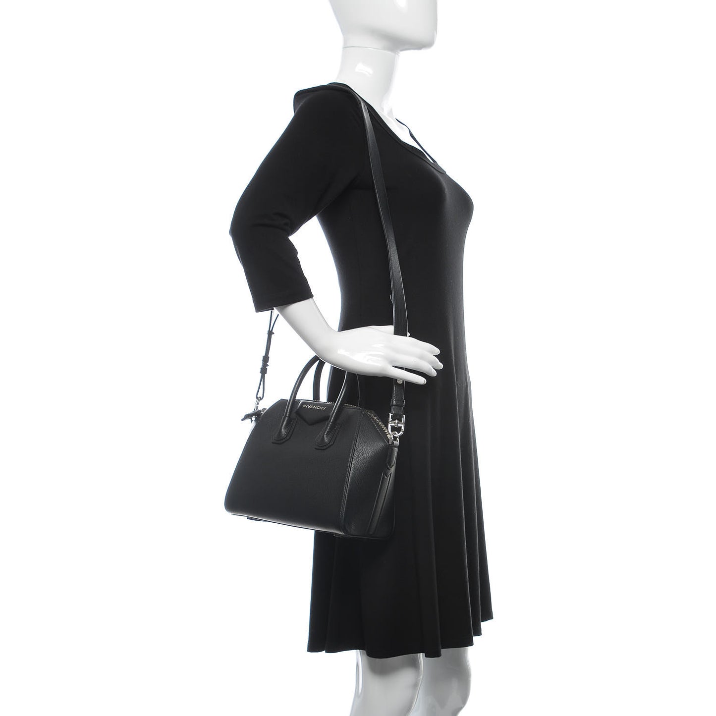 Sugar Goatskin Mini Antigona Black