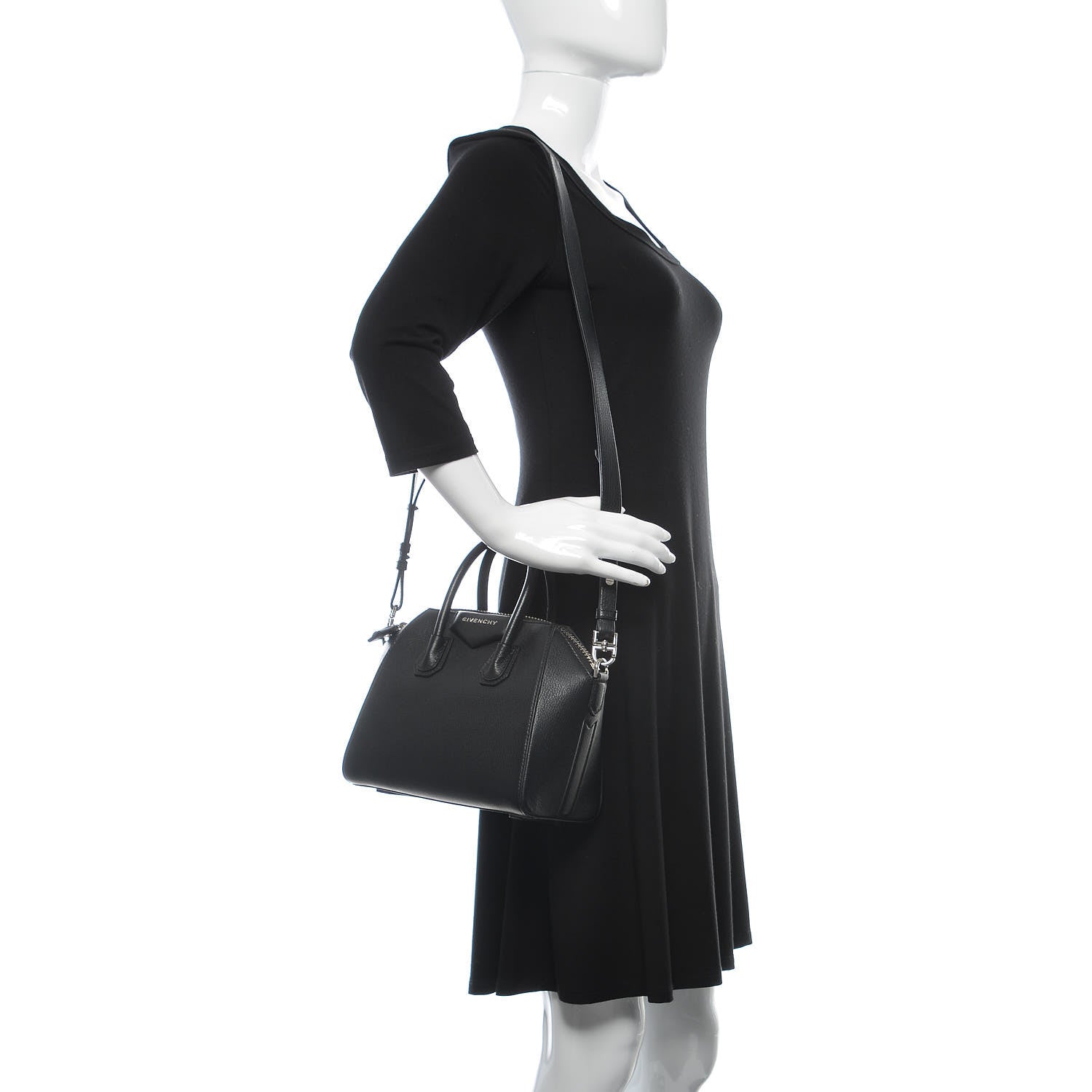Givenchy Sugar Goatskin Mini Antigona Black 2 of 10