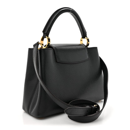 Louis Vuitton Taurillon Capucines BB Black 3 of 19