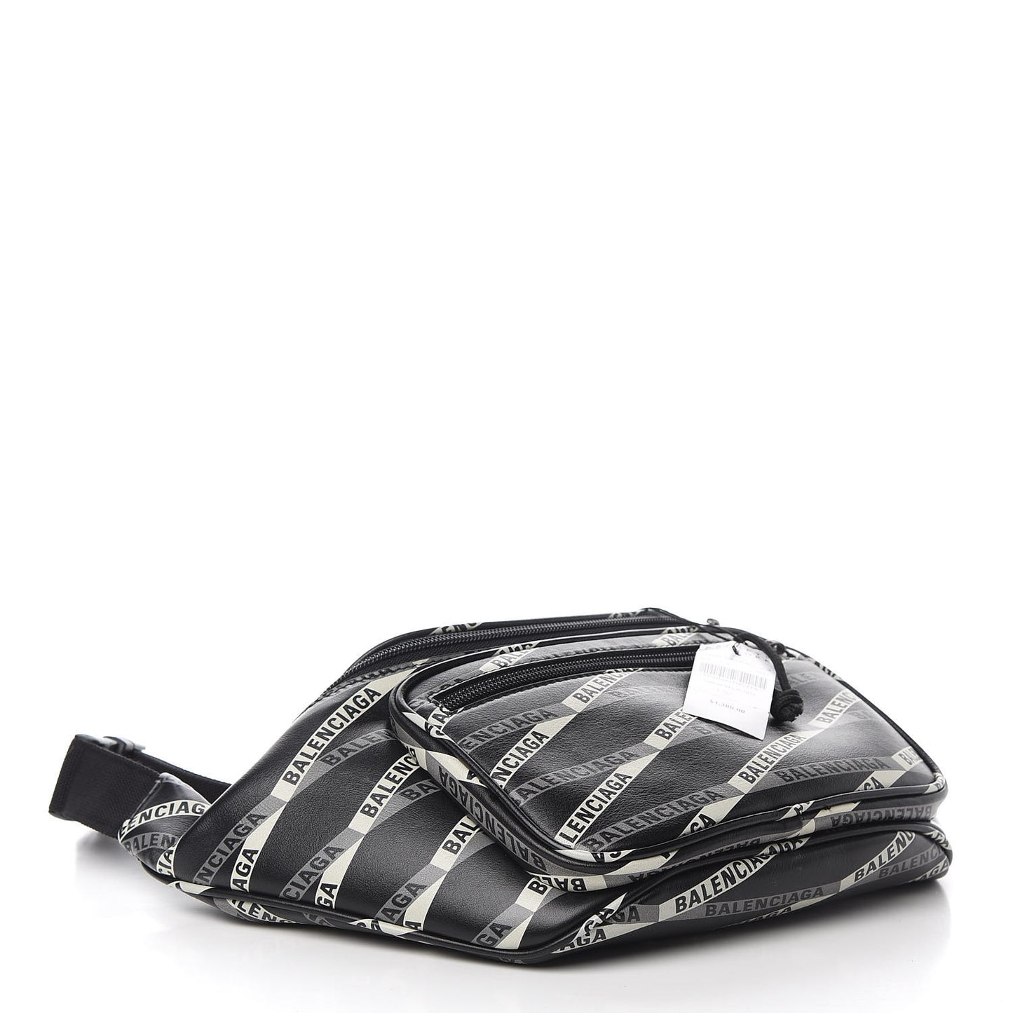 Smooth Calfskin Losange Monogram Explorer Belt Bag Black Grey