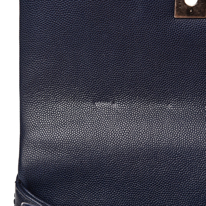 Chanel Caviar Quilted Mini Coco Handle Flap Navy Blue 12 of 12