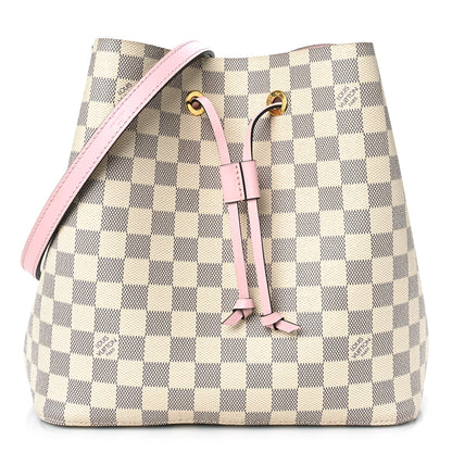 Louis Vuitton Damier Azur Neonoe MM Eau De Rose 1 of 8