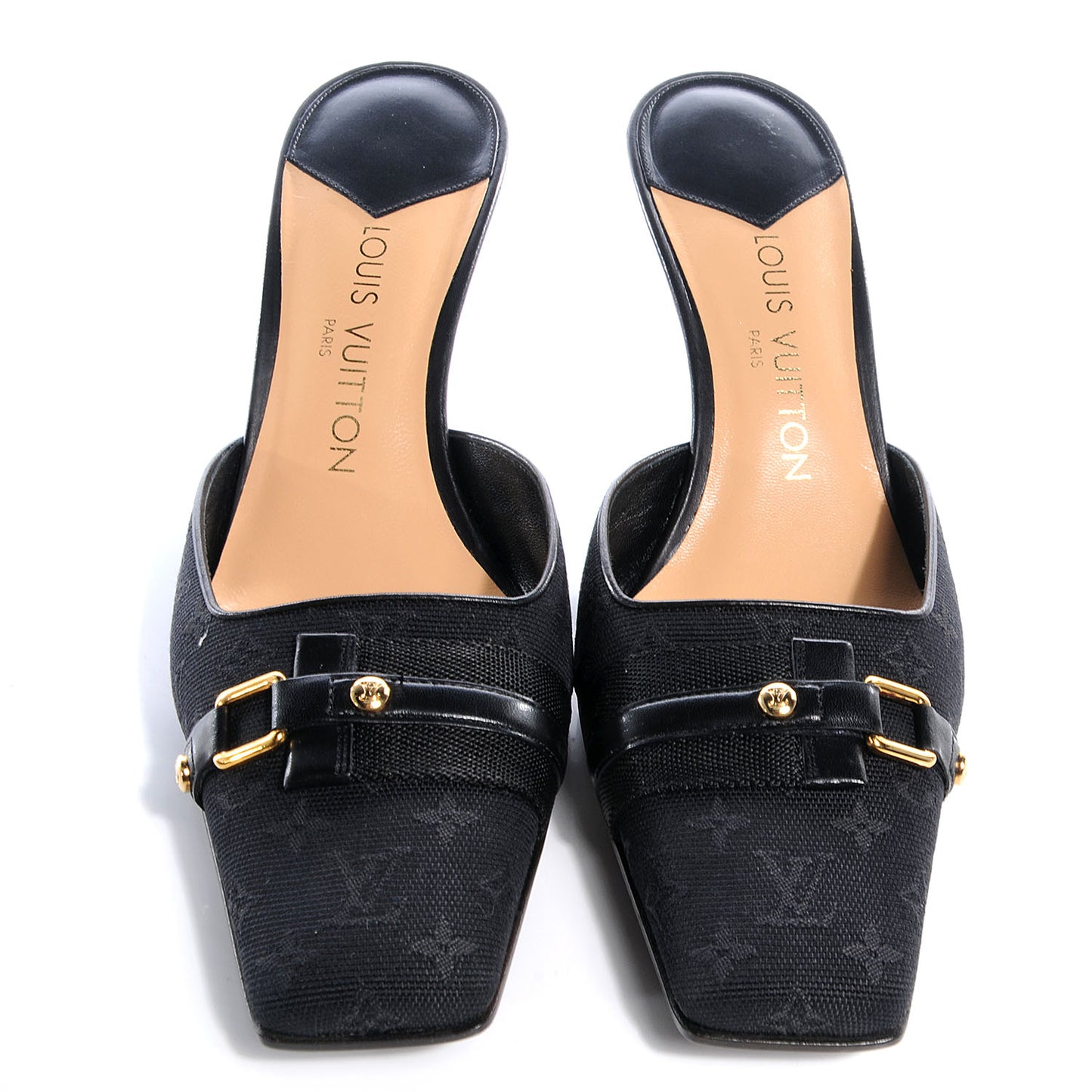 Mini Monogram Mules Black 40