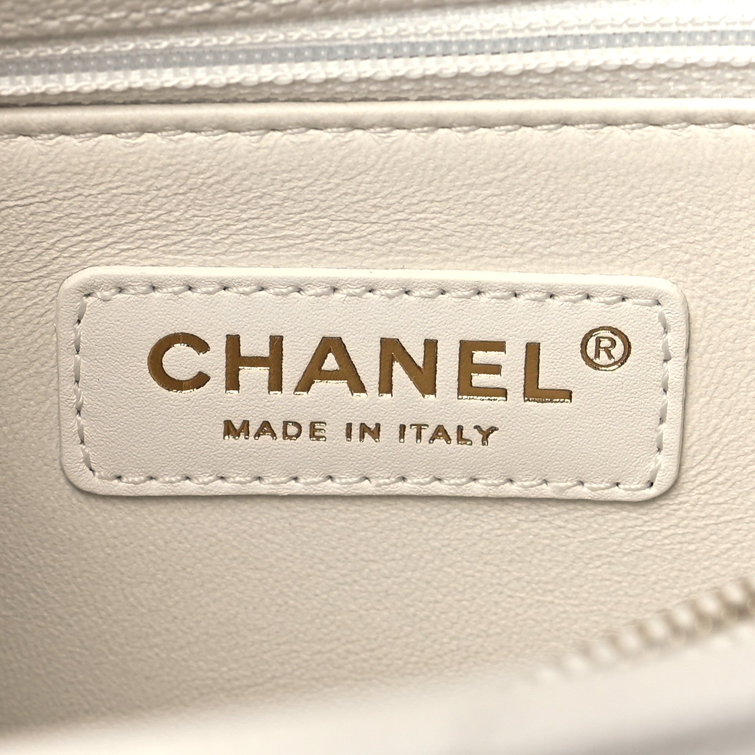 Chanel Caviar Quilted Small Coco Handle Flap White 6 of 11