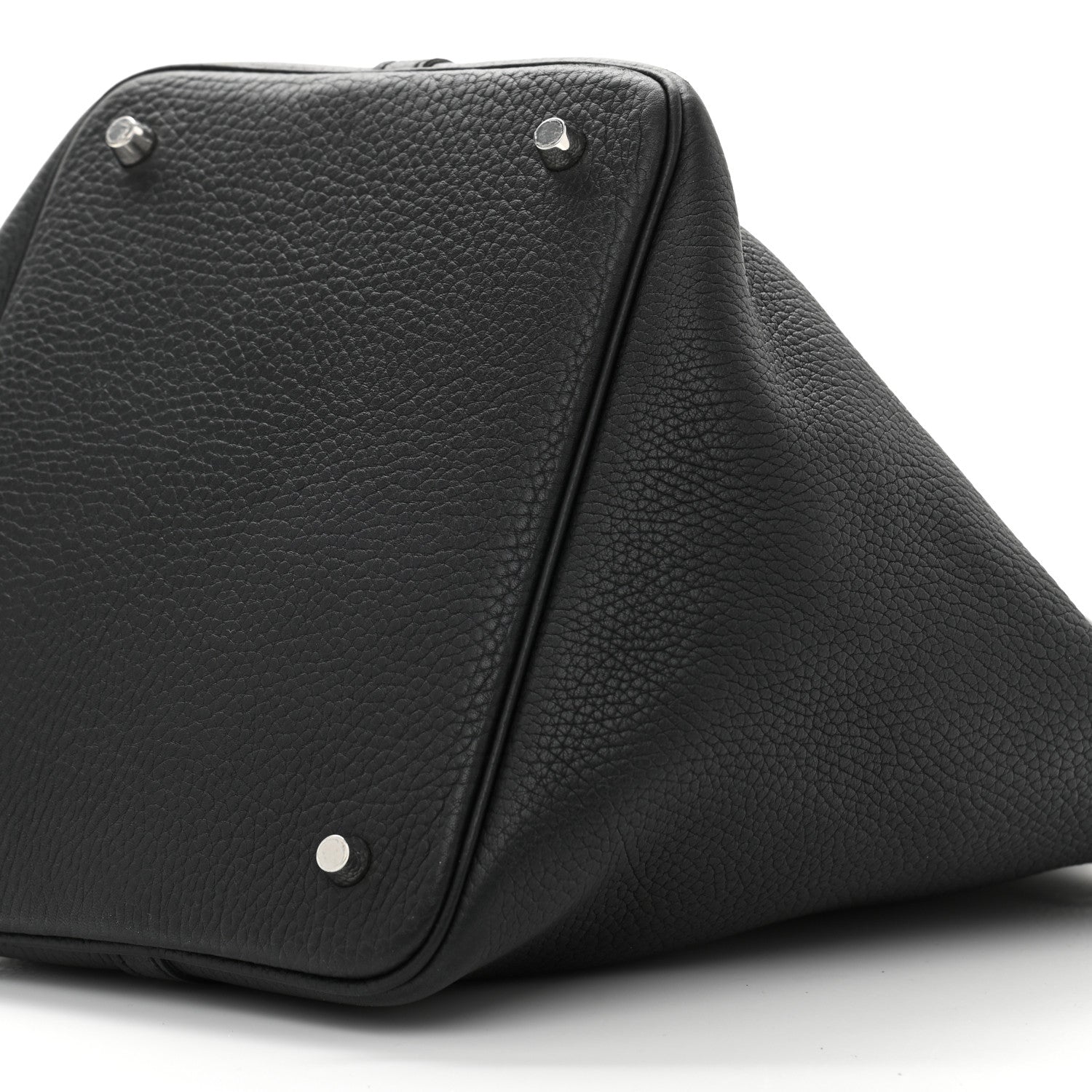 Hermes Taurillon Clemence Picotin Lock 26 GM Black 10 of 11