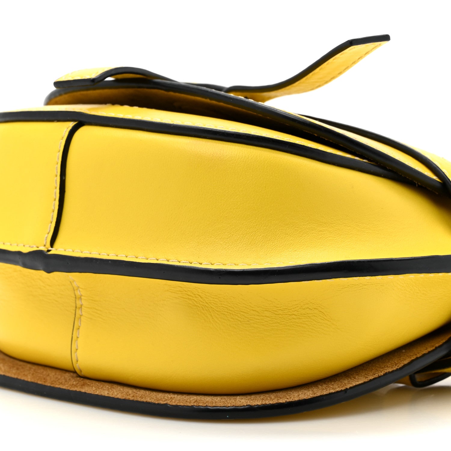 Loewe Calfskin Mini Gate Belt Bag Yellow 9 of 13
