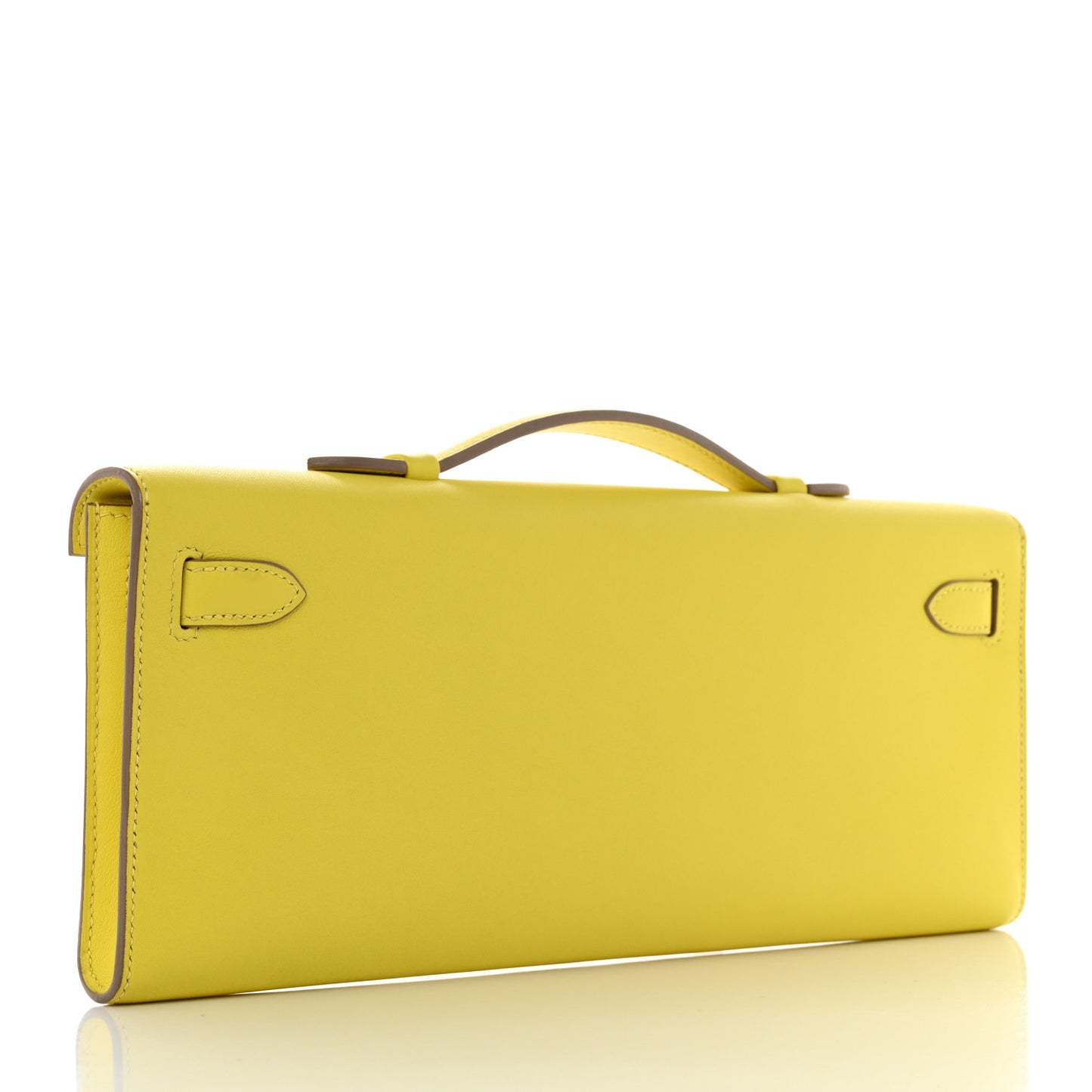 Swift Kelly Cut Clutch Pochette Lime