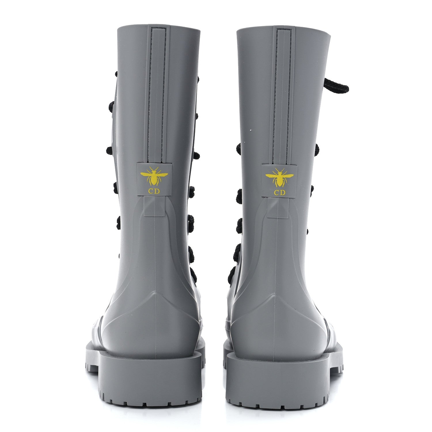 Christian Dior Rubber Diorcamp Low Boots 36 Grey Stone 5 of 10