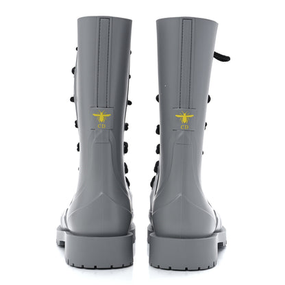 Christian Dior Rubber Diorcamp Low Boots 36 Grey Stone 5 of 10