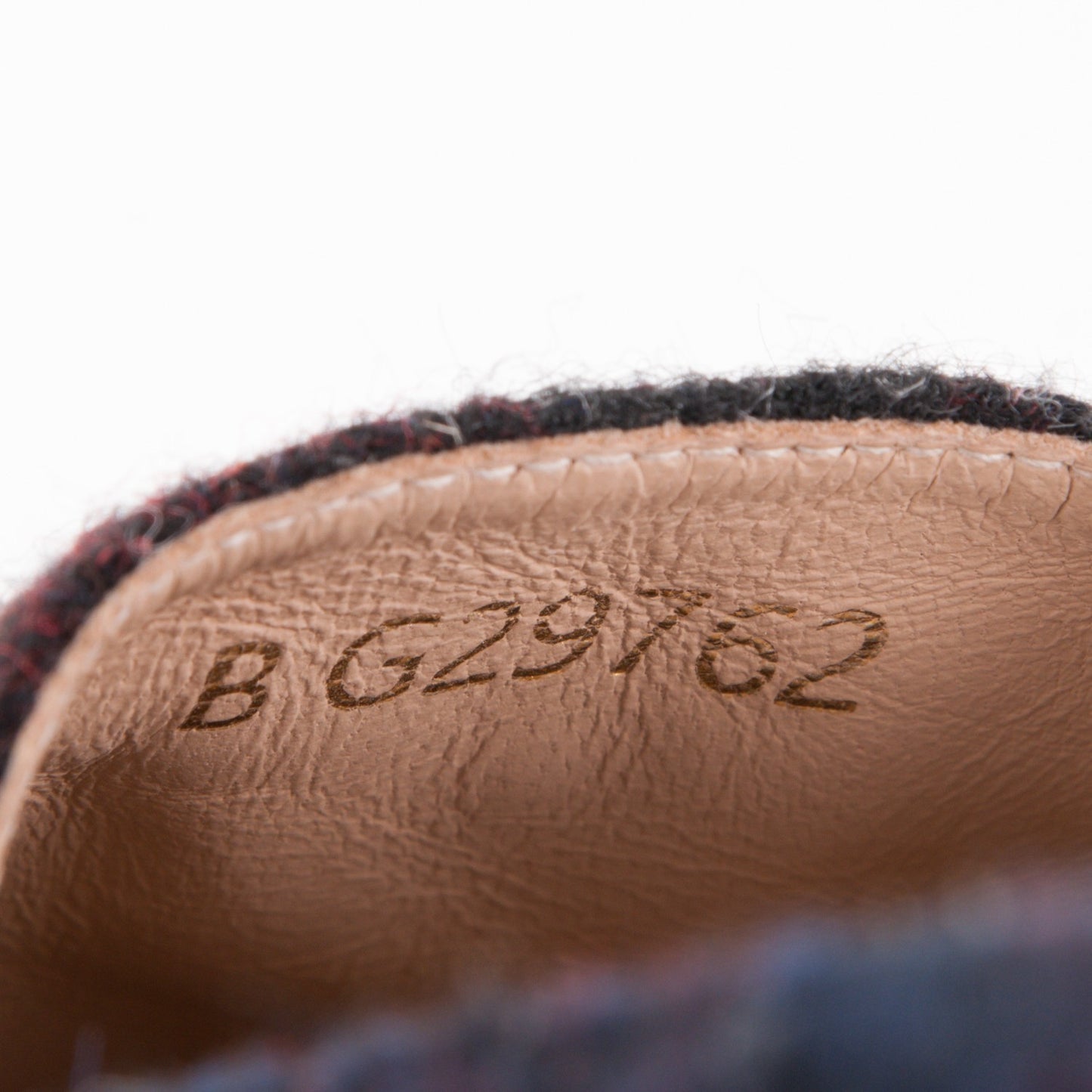 Flannel CC Espadrilles 40 Navy Dark Red