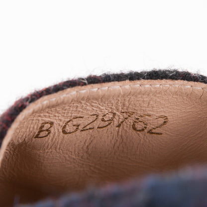Chanel Flannel CC Espadrilles 40 Navy Dark Red 10 of 10