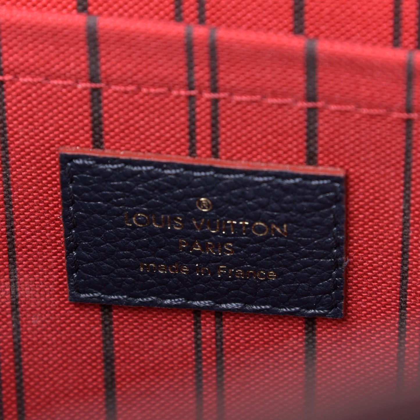 Empreinte Montaigne MM Marine Rouge