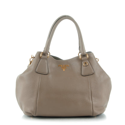 Prada Vitello Daino Tote Argilla 1 of 9