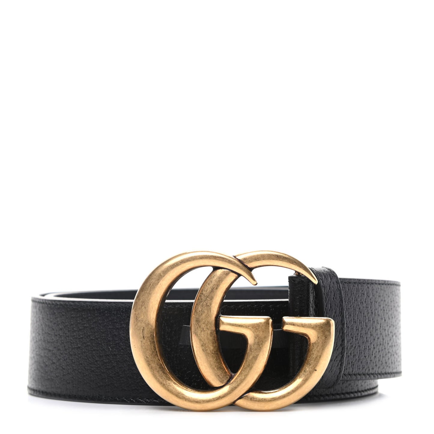 Textured Calfskin Double G 40mm Belt 90 36 Black