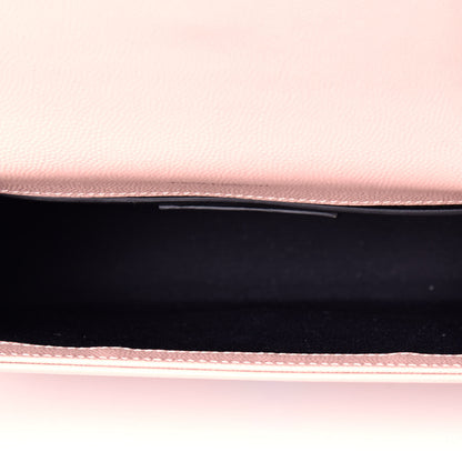Saint Laurent Grain De Poudre Small Classic Monogram Kate Tassel Satchel Pale Blush 5 of 8