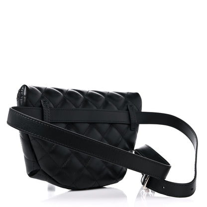 Chanel Calfskin Quilted Waist Belt Bag Black 3 of 9