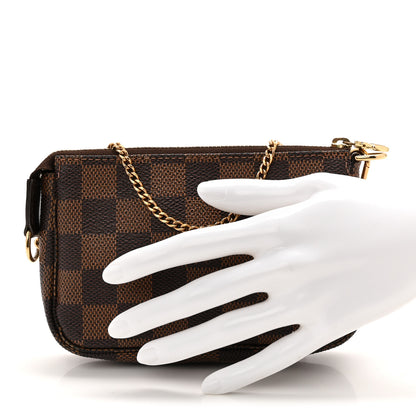 Louis Vuitton Damier Ebene Mini Pochette Accessories 2 of 7
