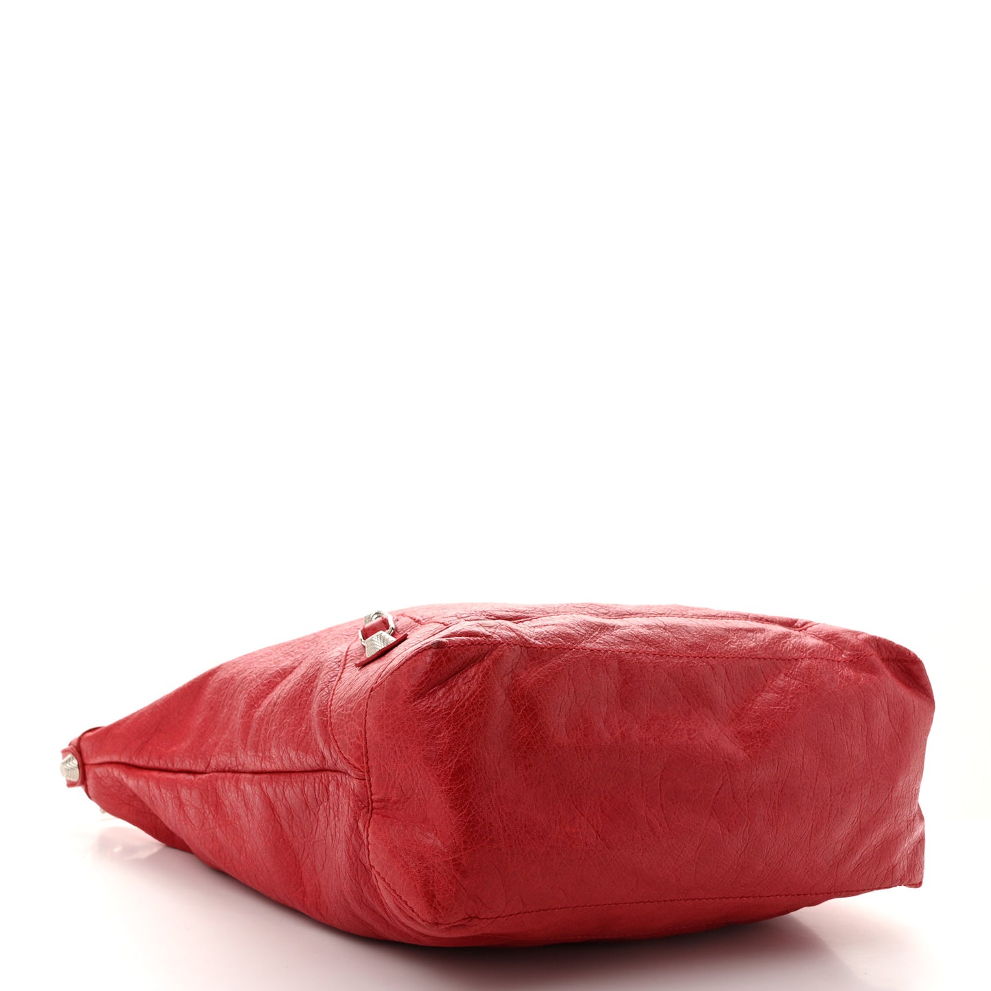 Agneau Giant 12 Silver Hardware Day Hobo Coquelicot