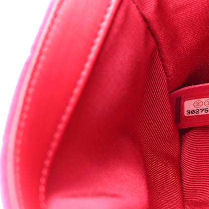 Chanel Velvet Quilted Mini Rectangular Pearl Crush Flap Fuchsia 8 of 10