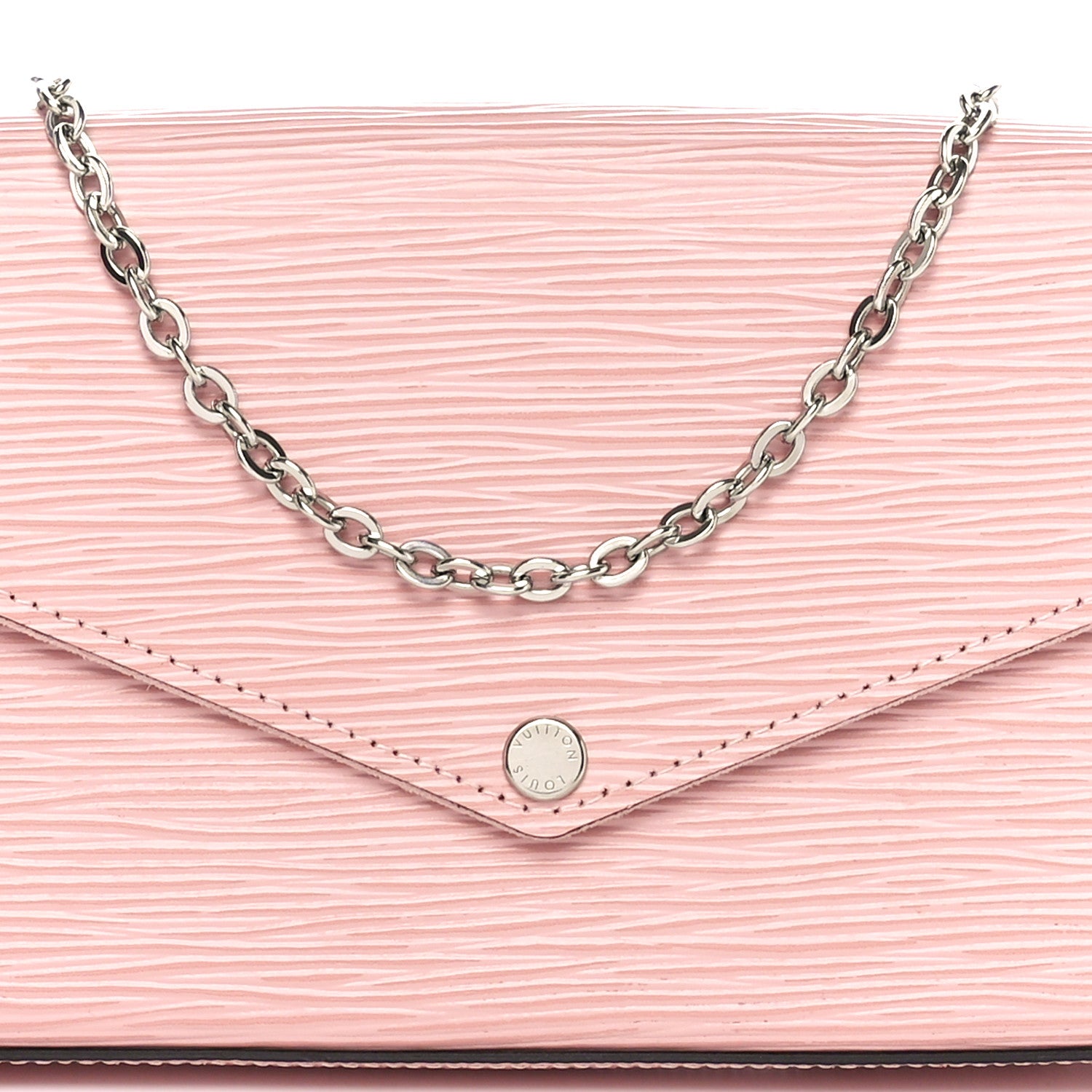 Louis Vuitton Epi Pochette Felicie Rose Ballerine 8 of 11