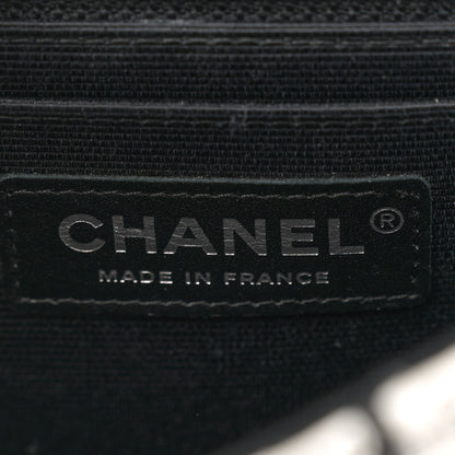 Chanel Ribbon Tweed Mini Rectangular Flap Black Ivory 6 of 11