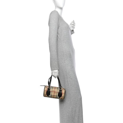 Burberry Haymarket Check Mini Bowling Bag Chocolate 2 of 13