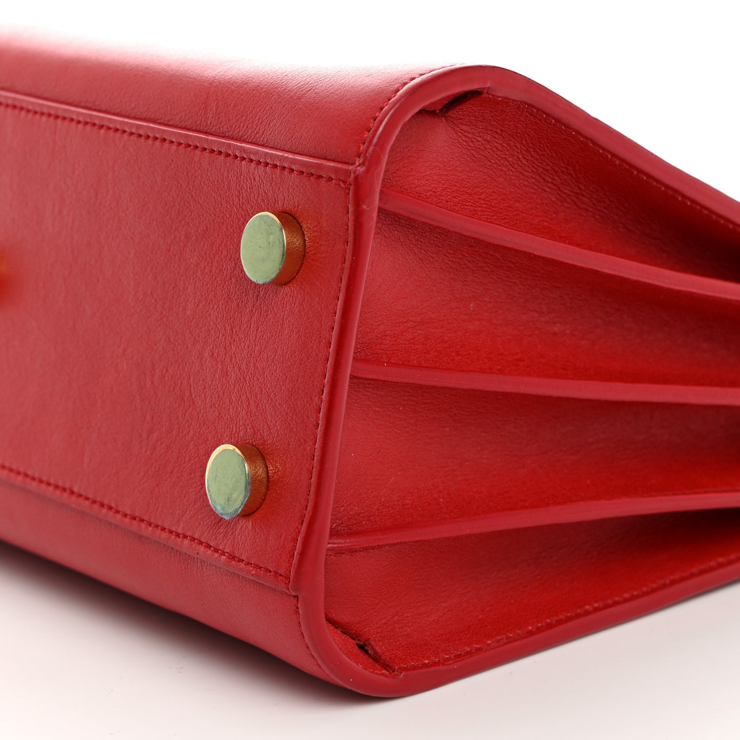Calfskin Nano Sac De Jour Lipstick Red