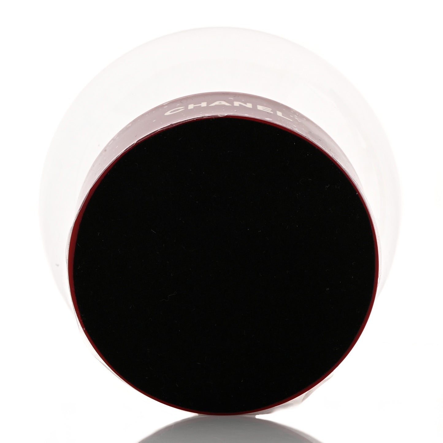 Glass N°5 Perfume Bottle Snow Globe Red