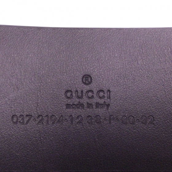 Gucci Leather GG Belt Black 5 of 5
