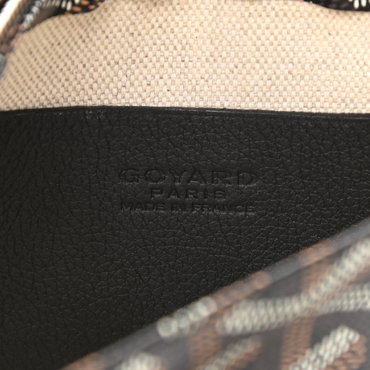 Goyard Goyardine Plumet Wallet Clutch Black 6 of 10